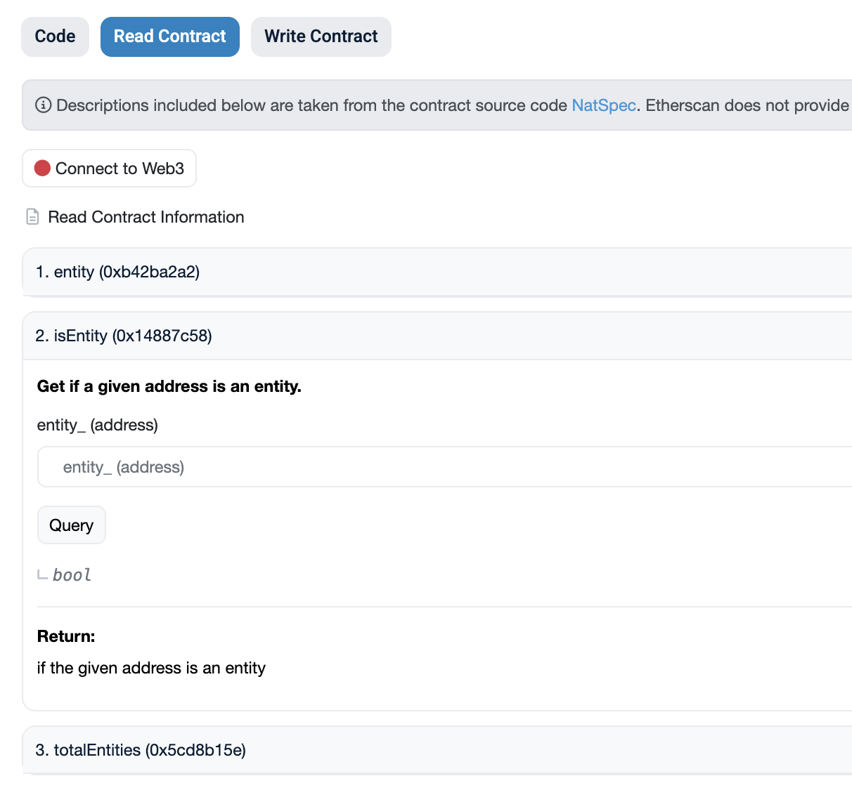 Operator registration verification
